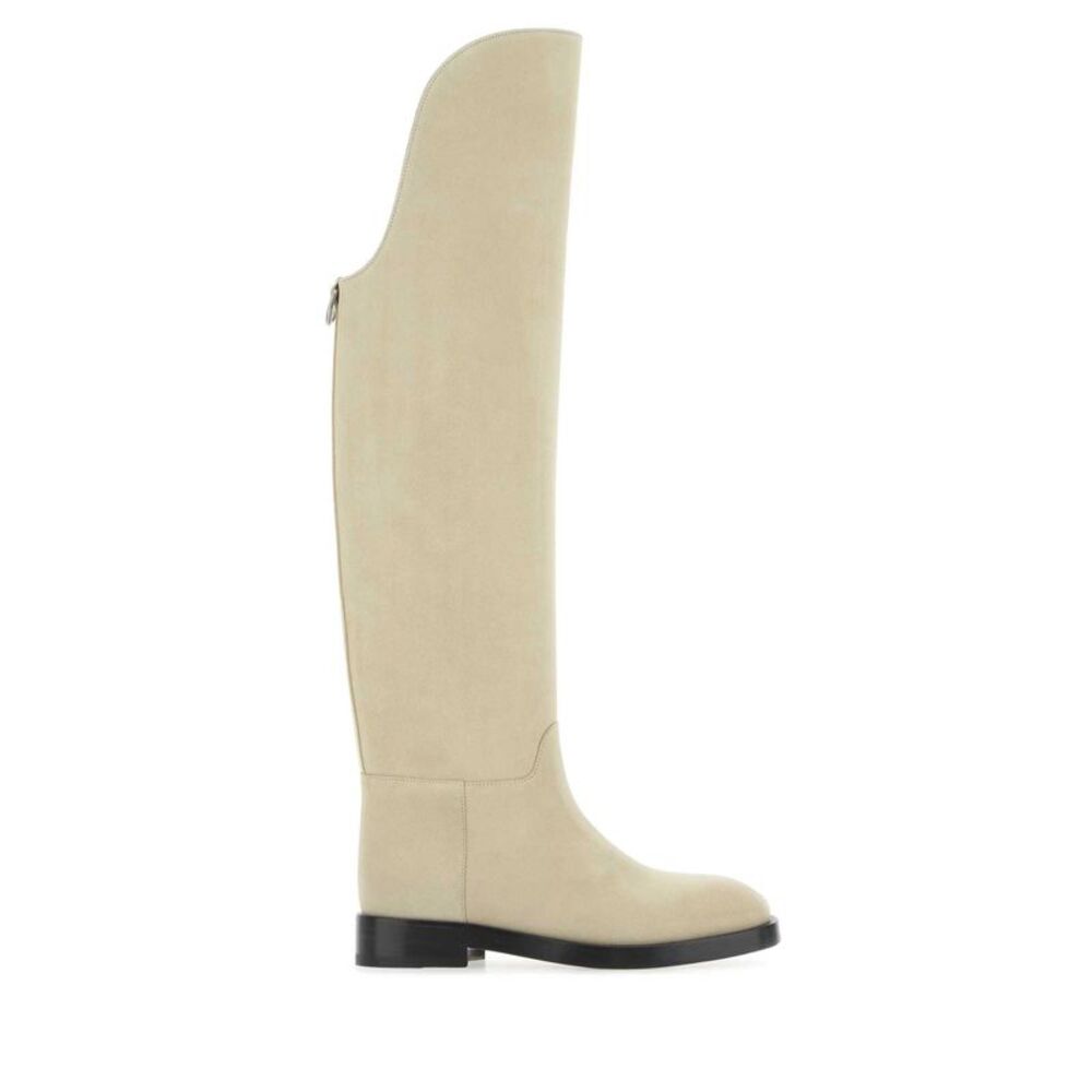 Durazzi Women Sand Suede Equestrian Boots